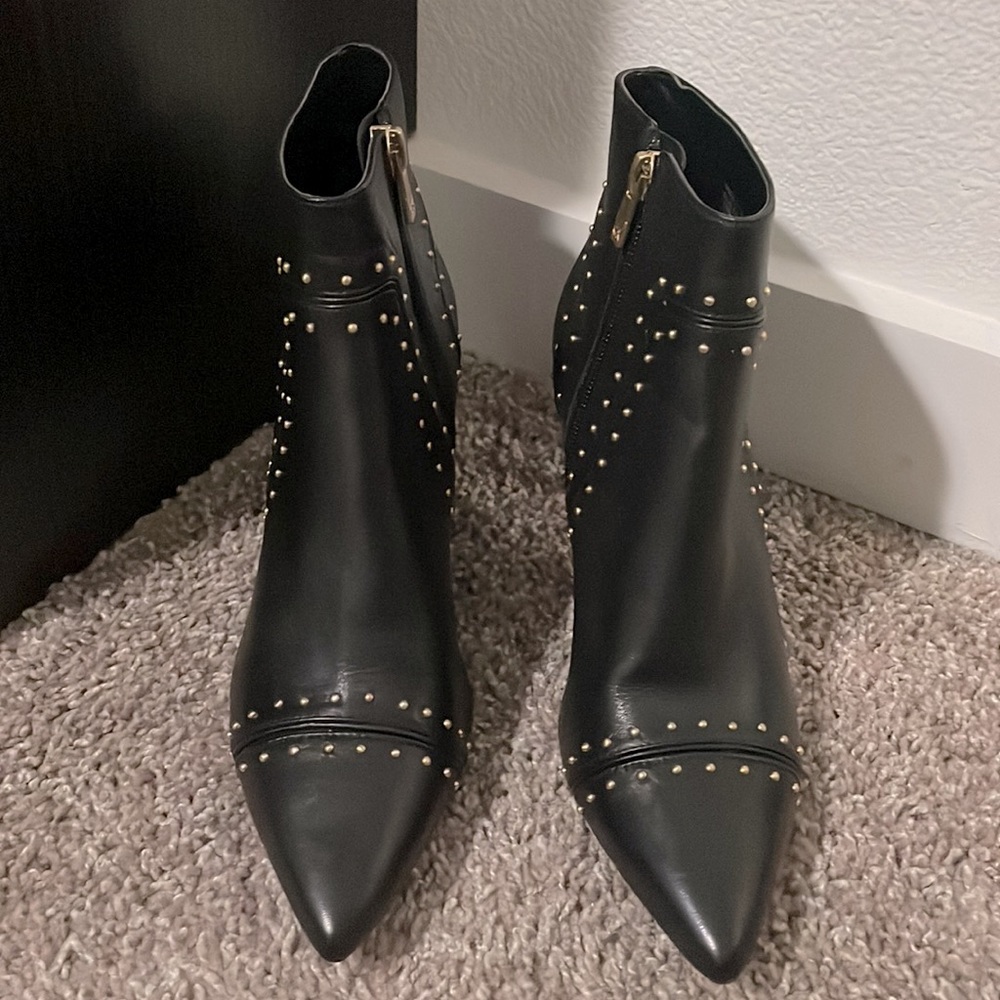 Calvin Klein Studded Grazia Ankle Boots - Picture 2 of 7